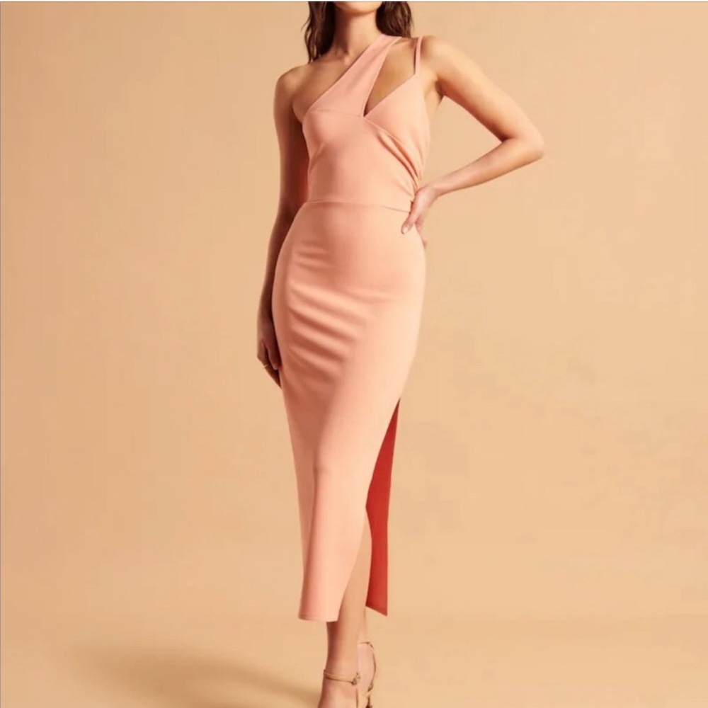 Abercrombie & Fitch Asymmetrical Dress - Sea foam Colour